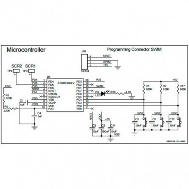 MICROCONTROLADOR MCU STM8 8BIT 8K 16MHz