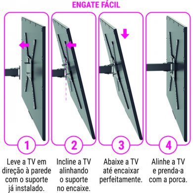 Multivisão Suporte Triarticulado para TV