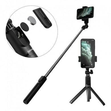 SUDYZP-E01 Baseus bastão selfie mini tripé dobrável Lovely