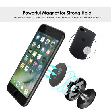 SUER-B01 Baseus Suporte Veicular Magnético Adesivo 360