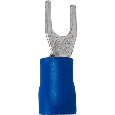 SV2-4 SV2-4 terminal forquilha garfo pre isolado azul 100 peças