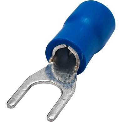 SV2-4 SV2-4 terminal forquilha garfo pre isolado azul 100 peças
