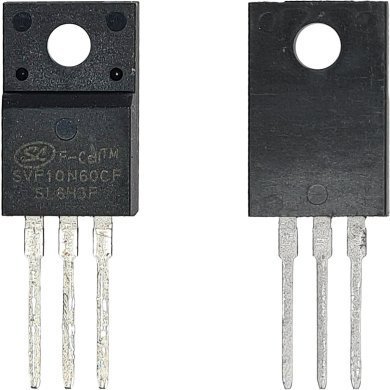SVF10N60CF 4x Transistor Power Mosfet N-Channel 600V 10A TO-220L-3F