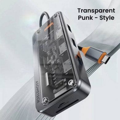 SW10V-PRO Docking Station USB Tipo-C 10 em 1 Multifuncional