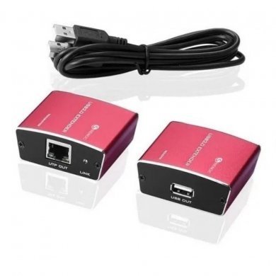 MT-VIKI Extensor Adaptador Usb 2.0 100m Cat5e/6