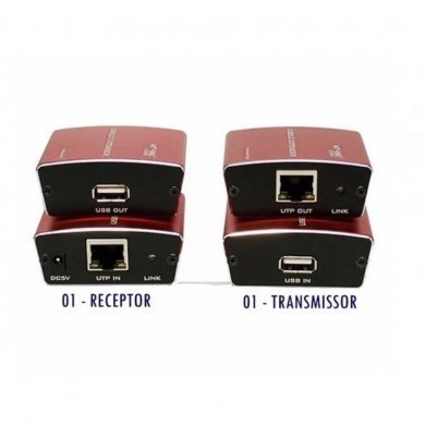 MT-VIKI Extensor Adaptador Usb 2.0 100m Cat5e/6