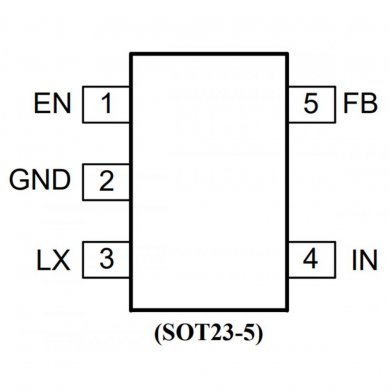 Ci regulador tensão DC/DC step down 1A (Kit 10x)
