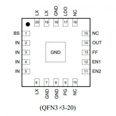 SY8286B Ci PWM DC/DC QFN3x3-20