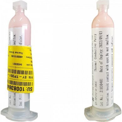 SY-TP351-A-30CC Massa térmica silicone rosa 3.5W TP 350 tubete 90gr