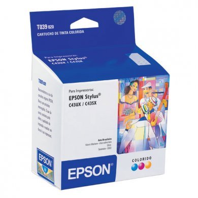 T039020 Cartucho de Tinta Epson T039020 Tricolor 25 ml - para Stylus C43S