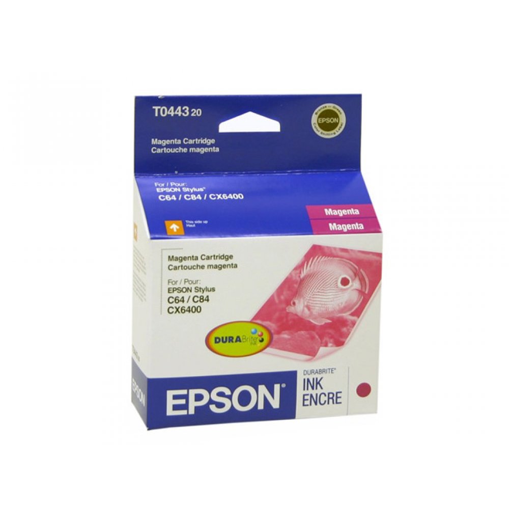 Cartucho de Tinta Epson T044320 Magenta - para Stylus C Cor: Magenta, Rendimento aprox. de 430 páginas