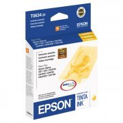 Cartucho de Tinta Epson Amarelo 8ml, Rendimento aprox. de 250 páginas, compatível com Stylus C67, C87, CX3700, CX4100, CX4700, CX77