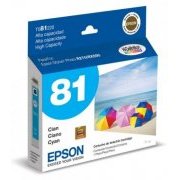 Cartucho de Tinta Epson 81 Ciano 11ml Compatível com Stylus R270, R290, T50, 1410, TX720WD