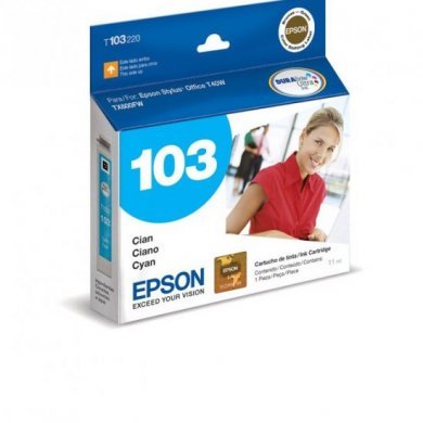 T103220 Cartucho de Tinta Epson T103220 (103) Ciano 11 ml Durabrite Ultra