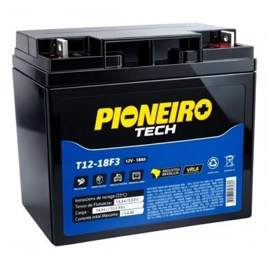 T12-18F3 Pioneiro bateria 12V 18Ah estacionária VRLA AGM