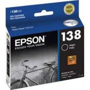 Cartucho de Tinta Epson 138 Preto 11ml Compatível com Stylus TX320F, X420