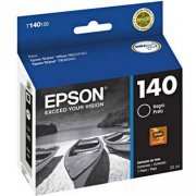 Cartucho Epson Preto T140 TX620 25ml para Stylus T42WD, TX560WD, Stylus Office TX620FWD, WF-3012. Rendimento medio 945 páginas