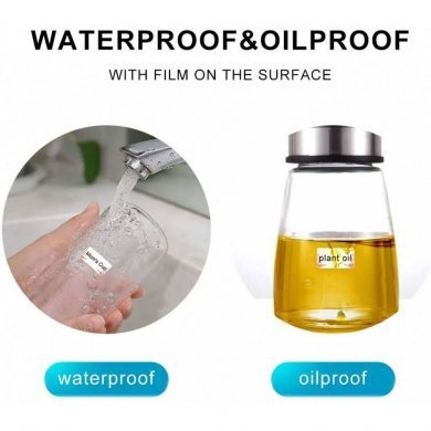 T15-50-130WHITE Niimbot fita 15x50mm preto sobre etiqueta branca