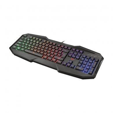 Trust Teclado Gamer Membrana GXT 830RW Avonn LED