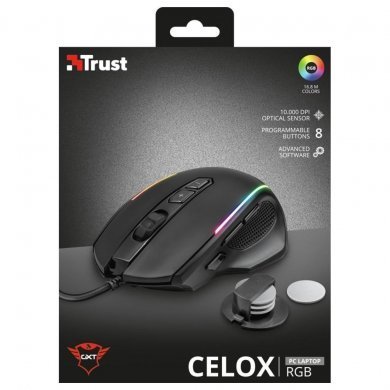 T23092 Trust Mouse Gamer GXT 165 Celox 10000DPI RGB