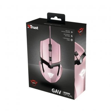 T23093 Trust mouse gamer rosa GXT 101P GAV 4600dpi