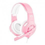 Trust Headset Gamer GXT 310P Radius 2.0 Rosa e Branco Driver Size 40mm Conexão com Fio e Plug P3