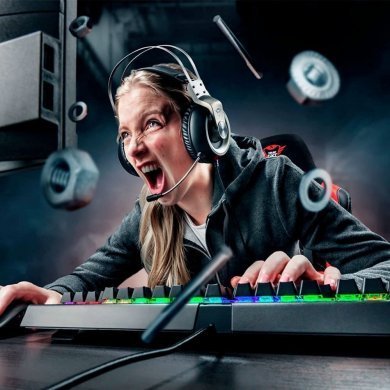 T23209 Trust headset gamer GXT 430 Ironn cinza P3 2.0