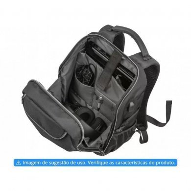 T23240 Trust Mochila Gamer GXT 1255 Outlaw Preto