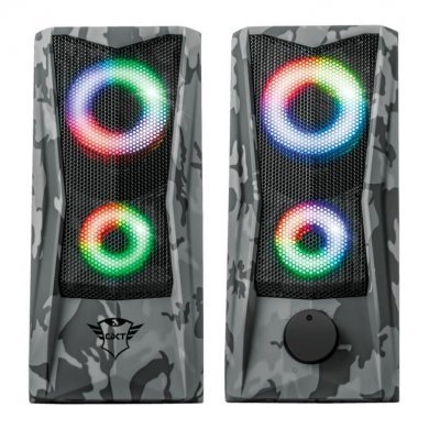 T23379 Trust caixa de som GXT606 Javv camo led RGB 6W RMS