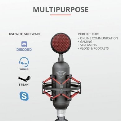 Trust Microfone Gamer GXT 244 Buzz Streaming PC