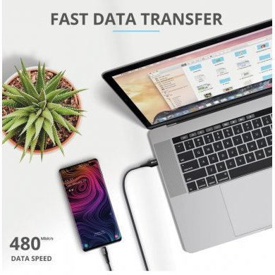 T23571 Trust Keyla cabo USB para USB-C 3A extra forte