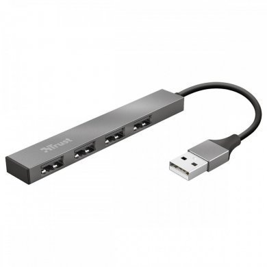 T23786 Trust mini hub Halyx USB-A 2.0 4 portas 480Mbps