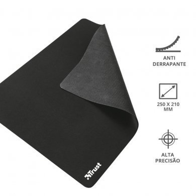 T24193 Trust Mousepad Médio 250X210MM Preto