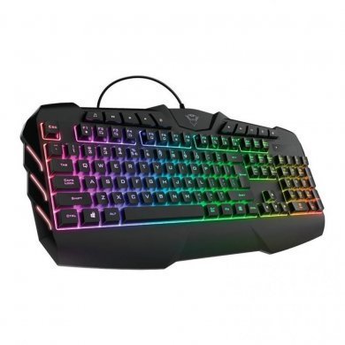 Trust Teclado Gamer Odyss Membrana Layout ABNT2