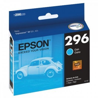 T296220-BR Cartucho de Tinta Epson 296 Ciano 4ml