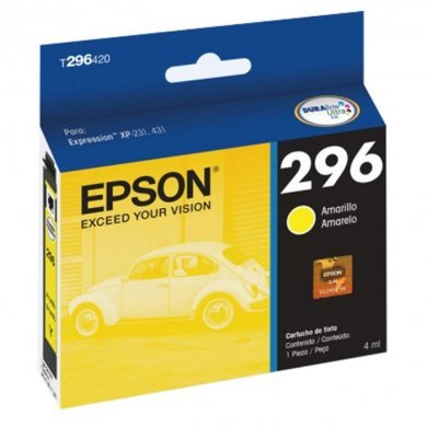 T296420-BR Cartucho de tinta Epson 296 amarelo 4ml