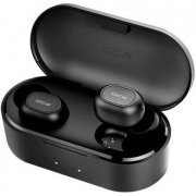 QCY Fone T2C True Wireless Bluetooth 5.0 Intra auricular Preto, com microfone, botão de controle, aproximadamente 4 horas
