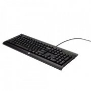 HP Teclado Multimídia HP USB K1500 Preto Resistente a derrames, pernas ajustáveis, batimentos de tecla silenci
