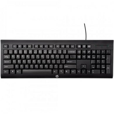 T3U92AA HP Teclado Multimídia HP USB K1500 Preto