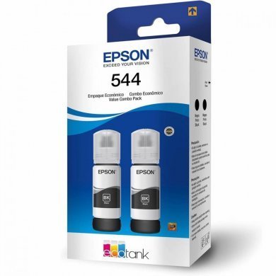 T544120-2P Epson Kit Refil de Tinta T544 preto com 2 garrafas