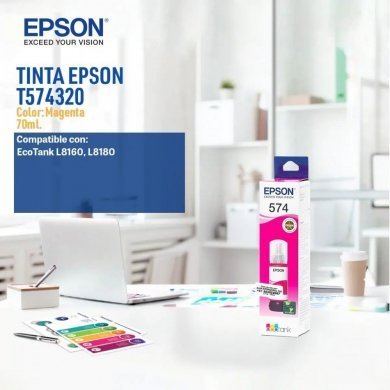 T574220-AL Epson refil de tinta T574 ciano 70ml