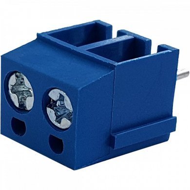 TA002 Borne KRE 2 vias plástico azul 12.5mm (Kit 20x)