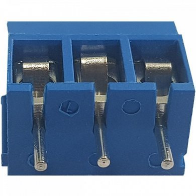 Borne KRE 3 vias plástico azul 12.5mm (Kit 20x)