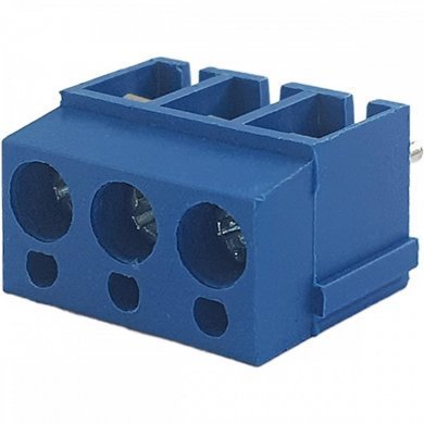 Borne KRE 3 vias plástico azul 12.5mm (Kit 20x)