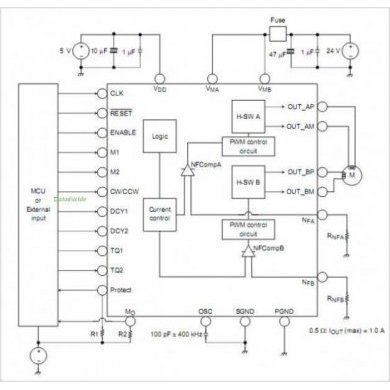Toshiba CI Drive motor de passo bipolar ZIP-25 3.5A