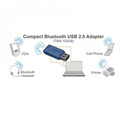 TBW-106UB Adaptador Bluetooth TRENDnet 3Mbps USB