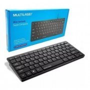 Multilaser Mini Teclado Slim Comfort 83 Teclas, USB, 