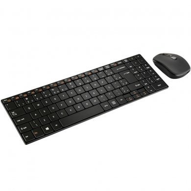 TC202 Multilaser Teclado e Mouse Sem Fio Multimídia Slim