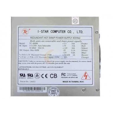 TC-400R8 Sure Star Fonte Redundante ATX 400W 20/24 Pin