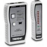 Testador de cabos de rede TRENDnet para Cabos CAT5 e CAT6 RJ45 RJ11 USB IEEE1394 coaxial e token ring,  testa cabos ate 300mts
